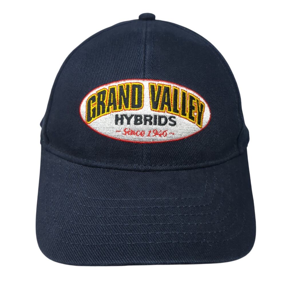Grand Valley Hybrids Strapback Baseball Cap Blue One Size Adjustable Impact